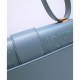 Fake Christian Dior 30 Montaigne Flap Bag Blue Replica