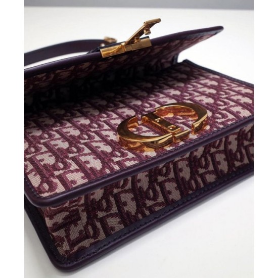 Replica Christian Dior 30 Montaigne Flap Bag Red