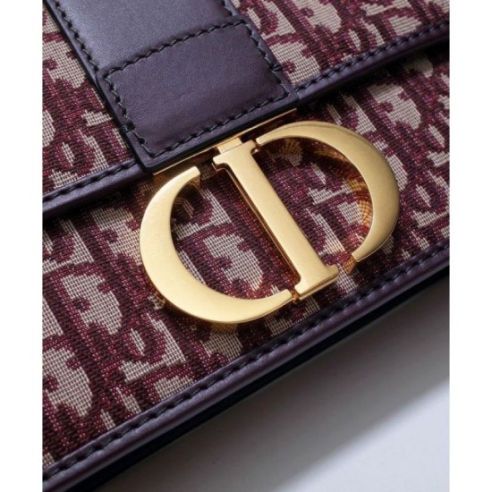 Replica Christian Dior 30 Montaigne Flap Bag Red