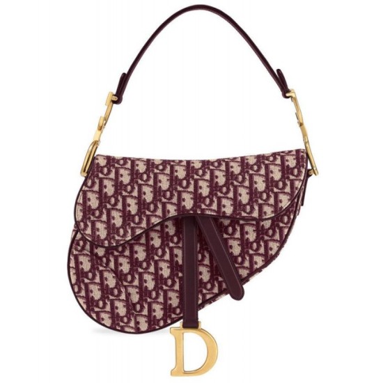 Fake Christian Dior Saddle Bag M0446 Red Replica