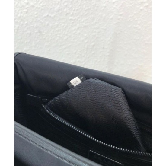 Fake Prada Nylon shoulder bag 2VD769 Black Replica
