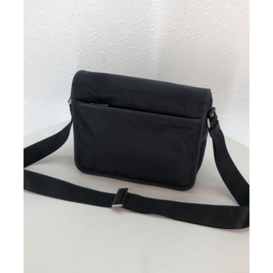 Fake Prada Nylon shoulder bag 2VD769 Black Replica