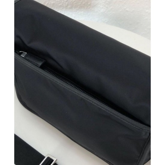 Fake Prada Nylon shoulder bag 2VD769 Black Replica