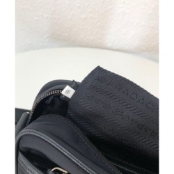 Replica Prada Nylon shoulder bag 2VH048 Black