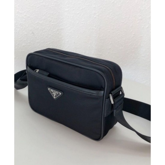 Replica Prada Nylon shoulder bag 2VH048 Black