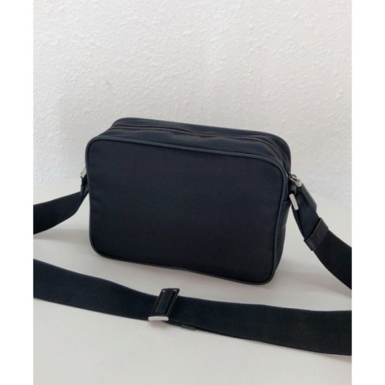Replica Prada Nylon shoulder bag 2VH048 Black