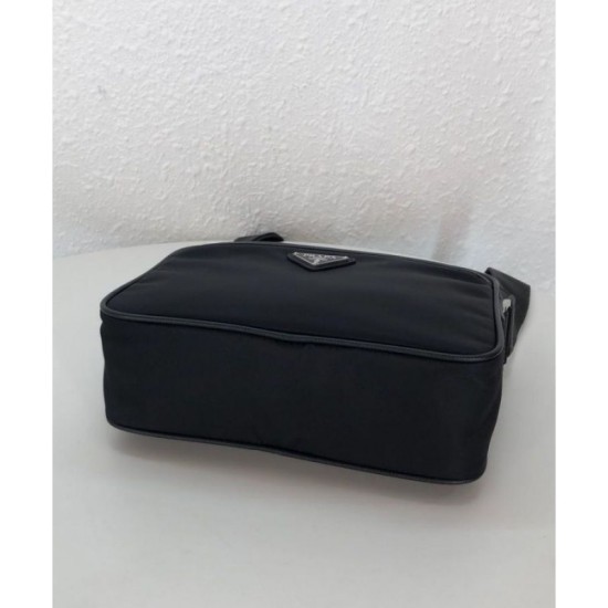 Replica Prada Nylon shoulder bag 2VH048 Black