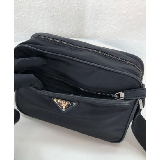 Replica Prada Nylon shoulder bag 2VH048 Black