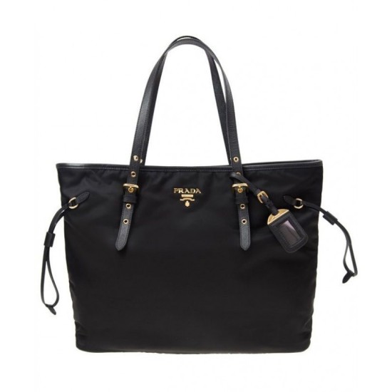 Replica Prada Tessuto Saffiano Tote Bag BR4997 Black
