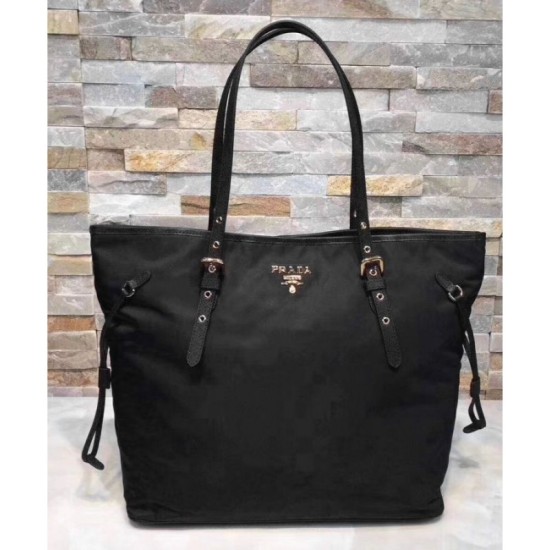 Replica Prada Tessuto Saffiano Tote Bag BR4997 Black