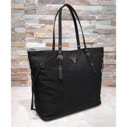 Fake Prada Tessuto Saffiano Tote Bag BR4997 Black Replica Replica Prada Tessuto Saffiano Tote Bag BR4997 Black