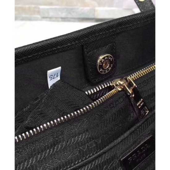 Replica Prada Tessuto Saffiano Tote Bag BR4997 Black