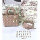 Replica Christian Dior Small My ABCDior Tote Bag M0538 Apricot