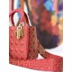 Replica Christian Dior Supple Lady Dior Bag Red