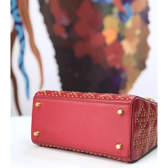 Replica Christian Dior Supple Lady Dior Bag Red