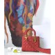 Replica Christian Dior Supple Lady Dior Bag Red