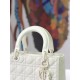 Fake Christian Dior Lady Dior Ultra-Matte Bag White Replica
