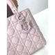 Replica Christian Dior Lady Dior Ultra-Matte Bag Pink
