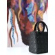 Fake Christian Dior Lady Dior Ultra-Matte Bag Black Replica