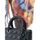 Fake Christian Dior Lady Dior Ultra-Matte Bag Black Replica
