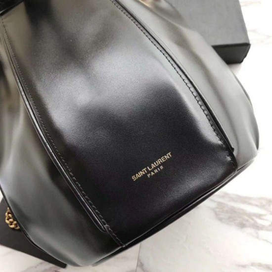 Replica YSL Saint Laurent Talitha Small Bucket Bag Black