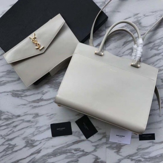 Fake YSL Saint Laurent Medium Monogram Cabas Uptown Tote Bag Replica