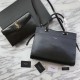 Replica YSL Saint Laurent Medium Monogram Cabas Uptown Tote Black