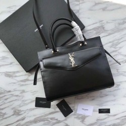 Replica YSL Saint Laurent Medium Monogram Cabas Uptown Tote Black