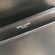 Fake YSL Saint Laurent Sunset Diamond Cowhide Bag Black Replica