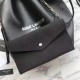 Replica YSL Saint Laurent Bucket Teddy Drawstring Bag Black