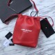 Fake YSL Saint Laurent Bucket Teddy Drawstring Bag Red Replica Replica YSL Saint Laurent Bucket Teddy Drawstring Bag Red