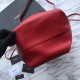 Fake YSL Saint Laurent Bucket Teddy Drawstring Bag Red Replica Replica YSL Saint Laurent Bucket Teddy Drawstring Bag Red