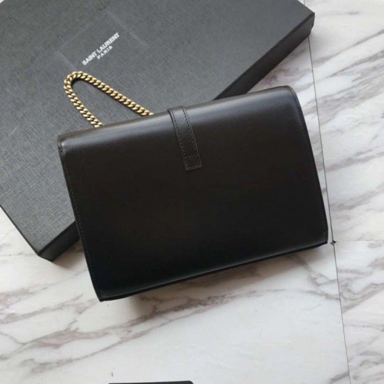 Replica YSL Saint Laurent Cassandra Bag With Monogram Slider Black Fake YSL Saint Laurent Cassandra Bag With Monogram Slider Black Replica