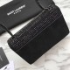 Replica YSL Saint Laurent Small Monogram Kate Diamond Bag Black