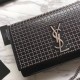 Replica YSL Saint Laurent Medium Monogram Kate Diamond Cowhide Bag Black