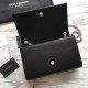 Replica YSL Saint Laurent Medium Monogram Kate Diamond Cowhide Bag Black