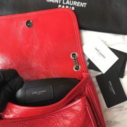 Replica YSL Saint Laurent Medium Niki Chain Bag Red