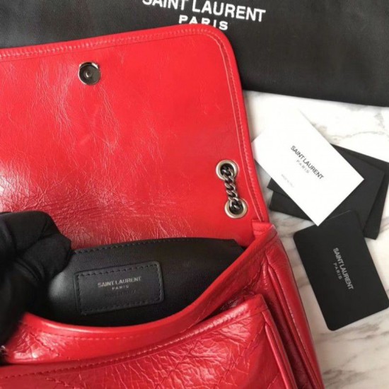 Replica YSL Saint Laurent Medium Niki Chain Bag Red Replica YSL Saint Laurent Medium Niki Chain Bag Red