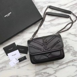 Replica YSL Saint Laurent Niki Mini Studs Flap Bag