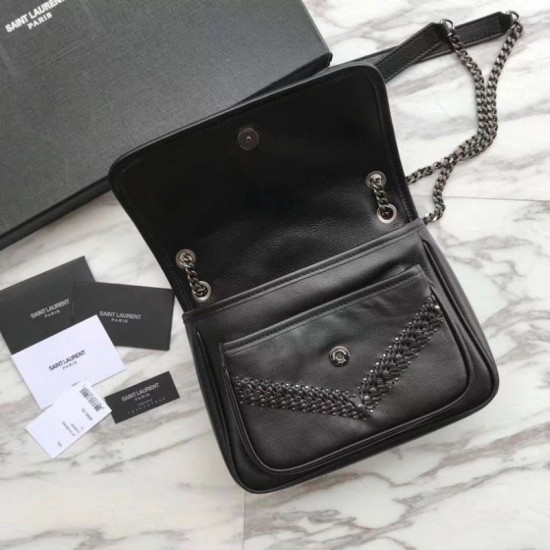 Replica YSL Saint Laurent Niki Mini Studs Flap Bag