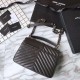 Fake YSL Saint Laurent Medium Monogram Kate Chain Shoulder Bag Gray Replica