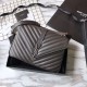 Fake YSL Saint Laurent Medium Monogram Kate Chain Shoulder Bag Gray Replica