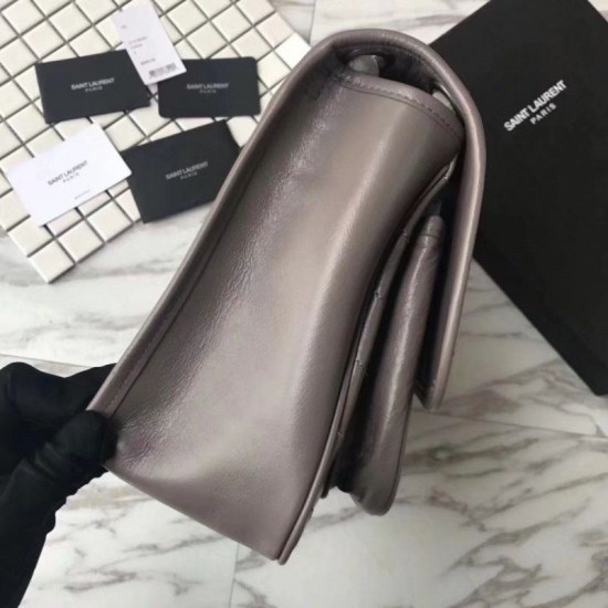 Fake YSL Saint Laurent Medium Niki Chain Bag Grey Replica