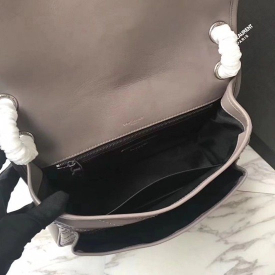 Fake YSL Saint Laurent Medium Niki Chain Bag Grey Replica