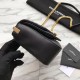 Fake YSLSaint Laurent Sulpice Matelasse Bag Black Replica