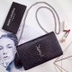 Fake Saint Laurent Chain Wallet in Black Crocodile Embossed Leather 377829 Replica Replica Saint Laurent Chain Wallet in Black Crocodile Embossed Leather 377829