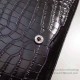 Fake Saint Laurent Chain Wallet in Black Crocodile Embossed Leather 377829 Replica Replica Saint Laurent Chain Wallet in Black Crocodile Embossed Leather 377829