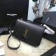 Replica Saint Laurent Dylan Black Calfskin Cross-body Bag 377827