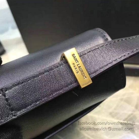 Replica Saint Laurent Dylan Black Calfskin Cross-body Bag 377827