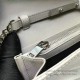 Replica Saint Laurent Light Pink Grained Matelasse Leather Chain Wallet Y221220